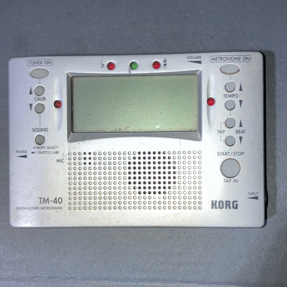 Korg TM-40 Digital Tuner Metronome EUC